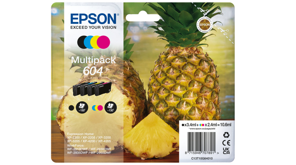 EPSON 1LB Multipack 4colours 604 Ink