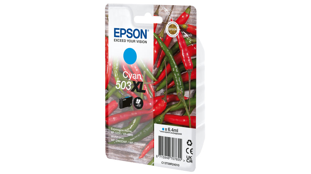 EPSON 1LB Singlepack Cyan 503XL Ink