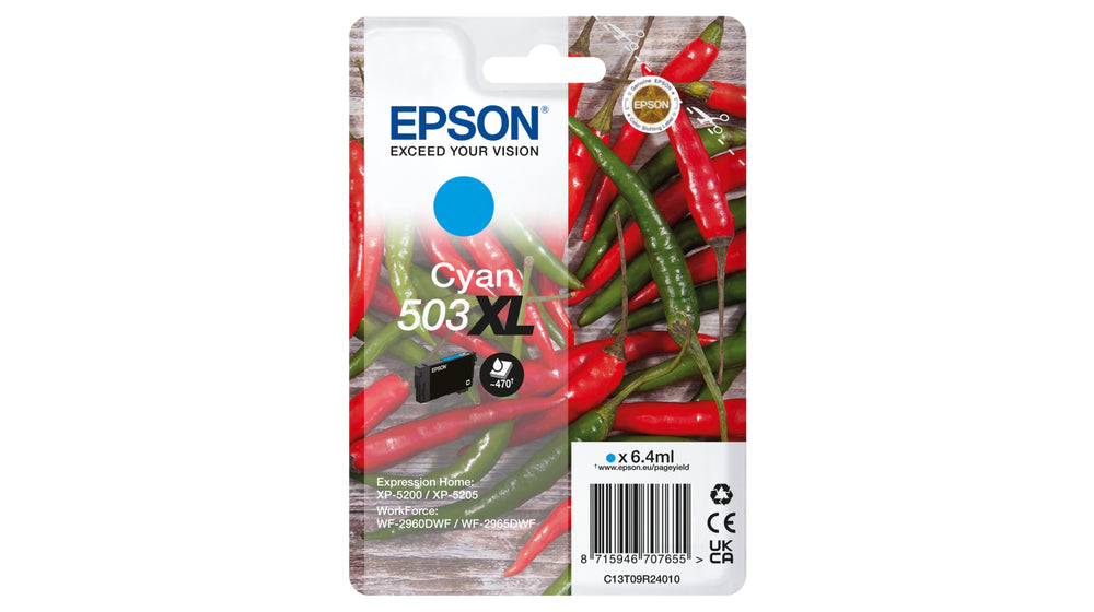 EPSON 1LB Singlepack Cyan 503XL Ink