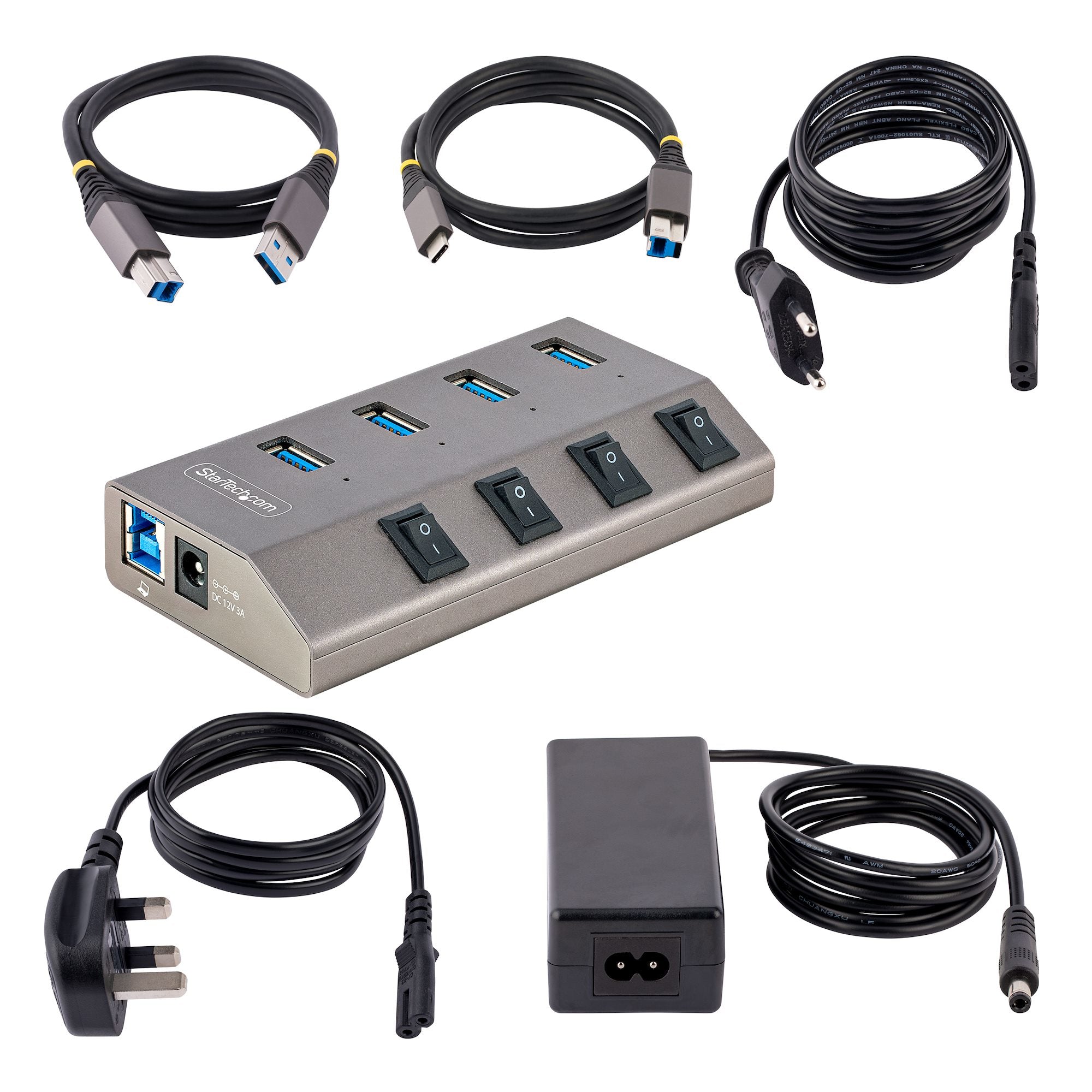 Startech 4-Port Self-Powered USB-C Hub