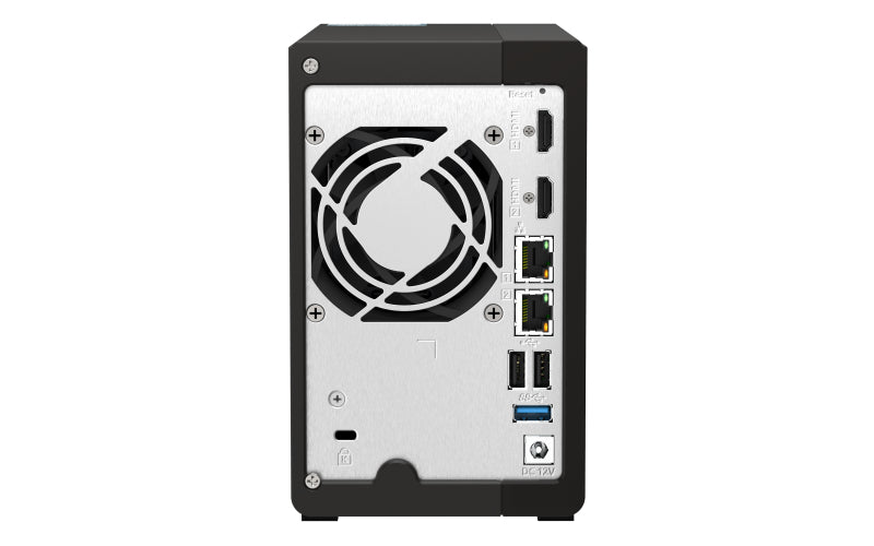 QNAP TS-253E-8G 2-bay desktop NAS Intel Celeron J6412 4C 2.0GHz burst 2.6GHz onboard 8Go RAM 2xHDMI 1.4b 2xM.2 2280 PCIe slots