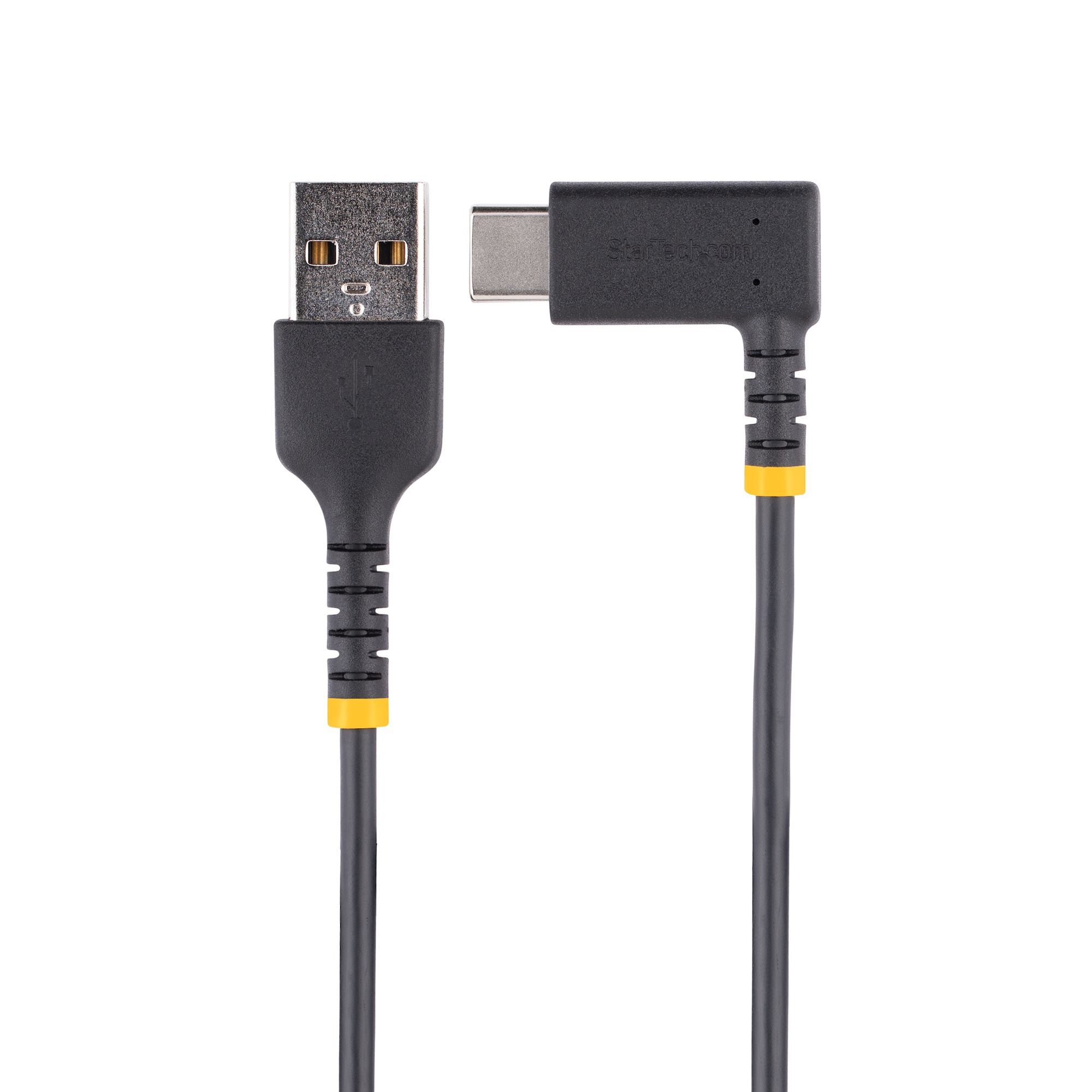 6ft USB A to C Charging Cable Angled