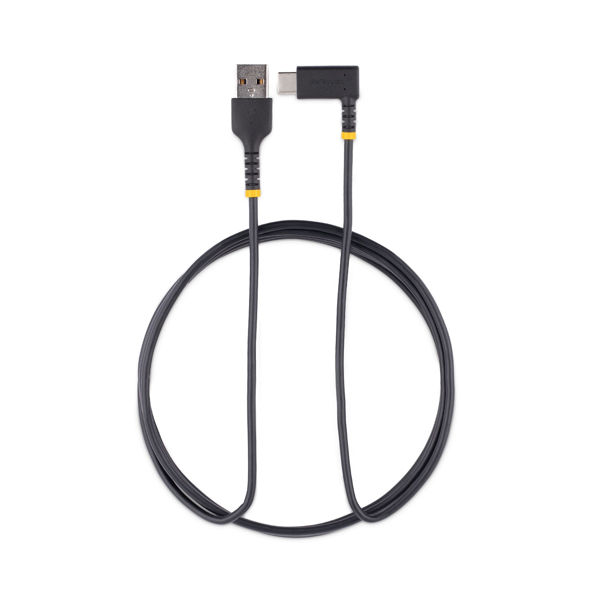 6ft USB A to C Charging Cable Angled