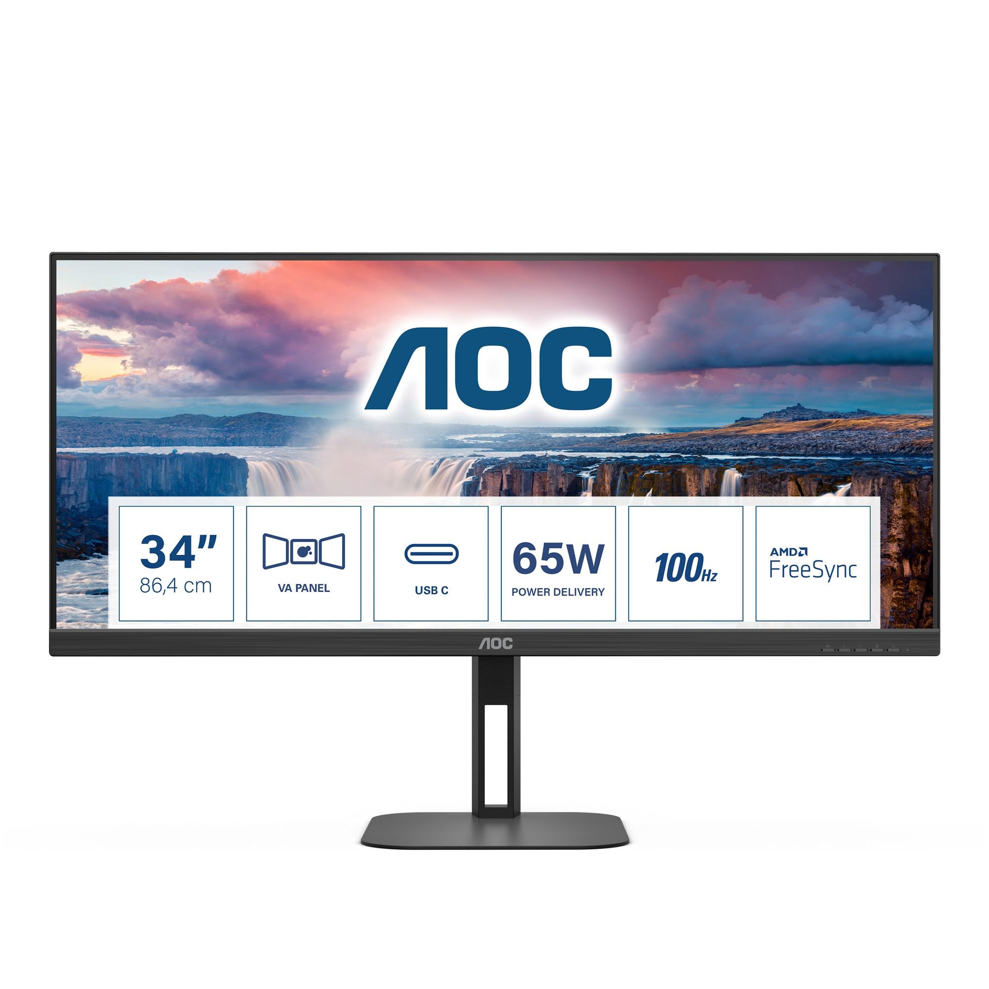 AOC- Ecran bureautique 34" U34V5C