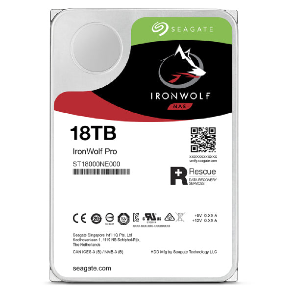 DD 3.5" SATA III SEAGATE IronWolf Pro - 18To