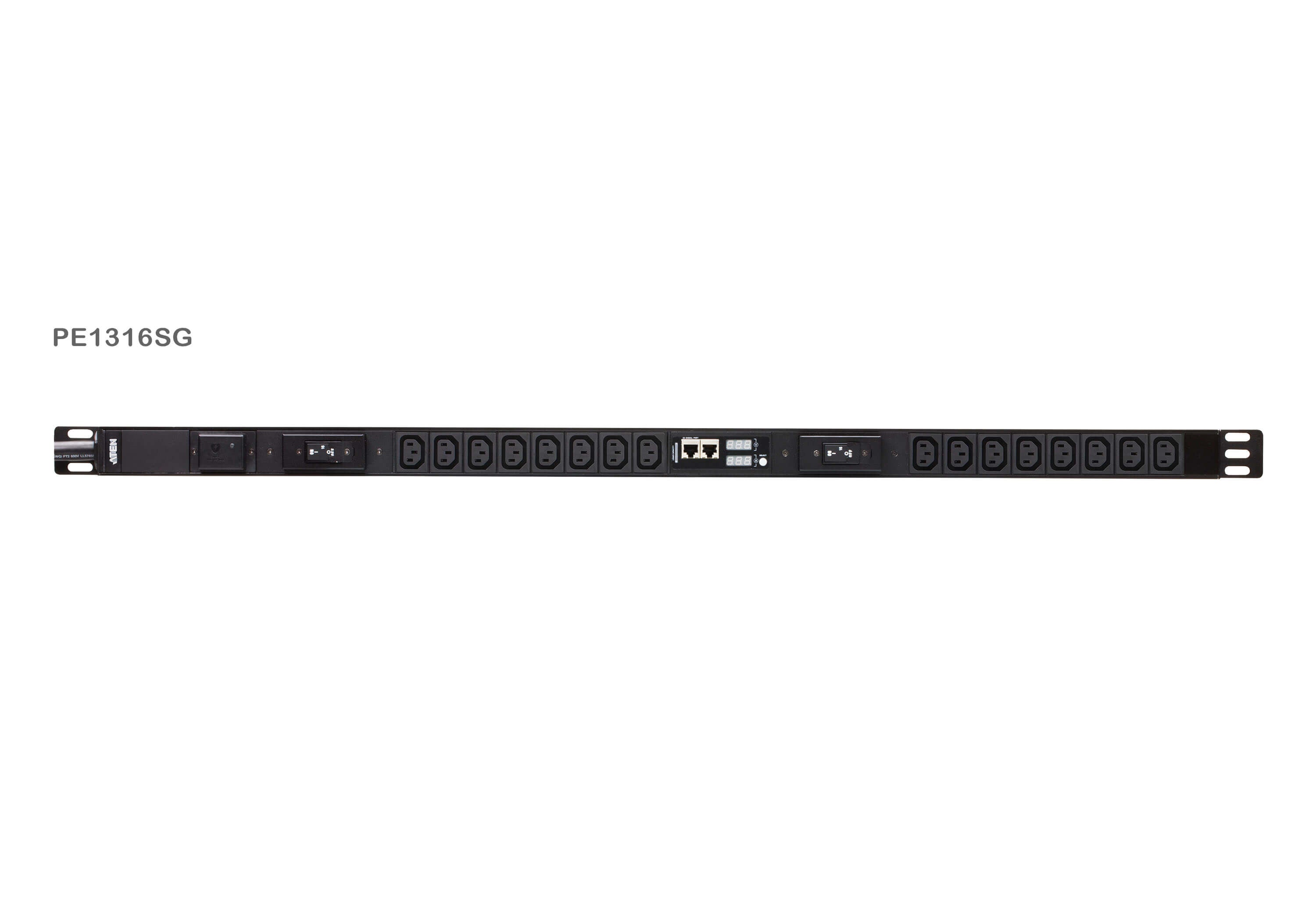 ATEN PE1316S PDU 19" 0U Parafoudre mesuré 32A 16 prises C13