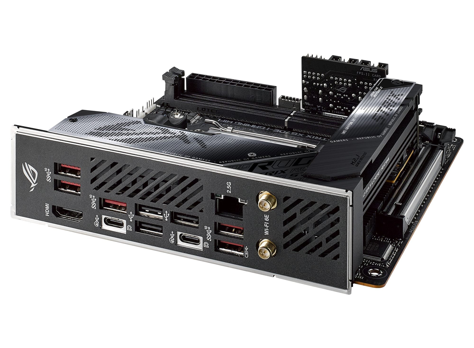 ASUS ROG STRIX X670E-I GAMING WIFI AM5 mITX MB 2xDIMM DDR5 2xM.2 2xSATA