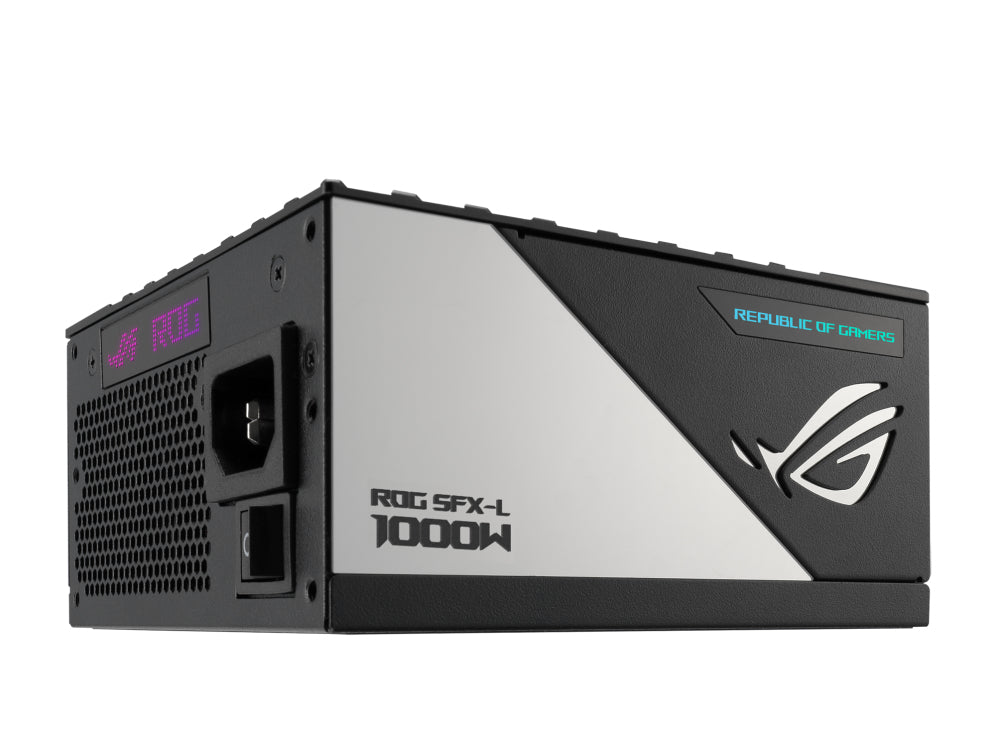 ASUS ROG Loki SFX-L 1000W Platinum Power Supply Unit 80 Plus Platinum ARGB Fan Aura Sync PCIe Gen 5.0 Ready ATX 3.0 Compatible