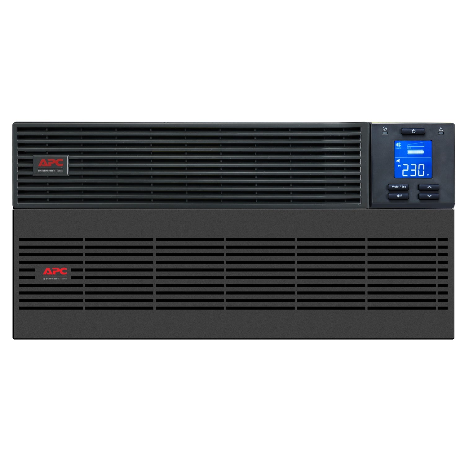 APC Easy UPS On-Line SRV UPS Rack AC 230V 5000Watt 5000VA 9Ah USB RS-232 output connectors 1 5U RAL 7010 with Rail Kit