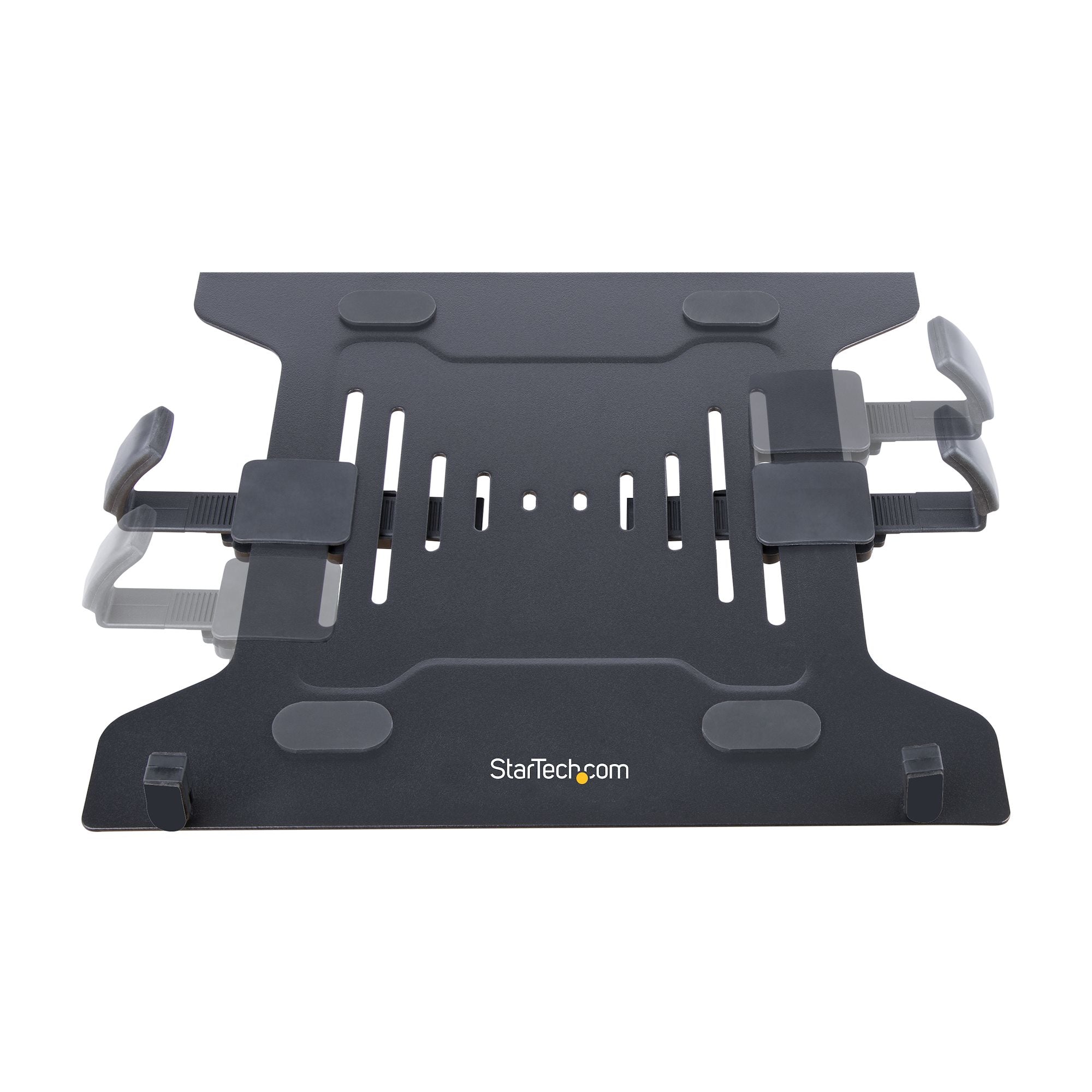 Monitor Arm with Laptop Tray Adjustable