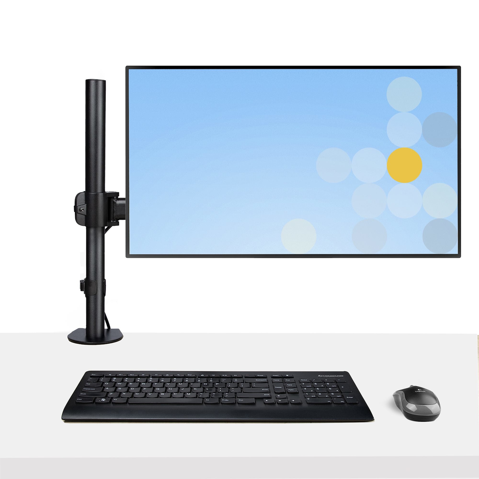 Laptop Desk Mount Monitor+Laptop Arm