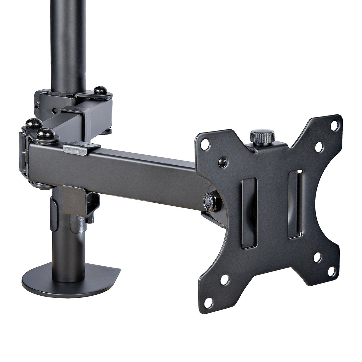 Monitor Arm with Laptop Tray Adjustable