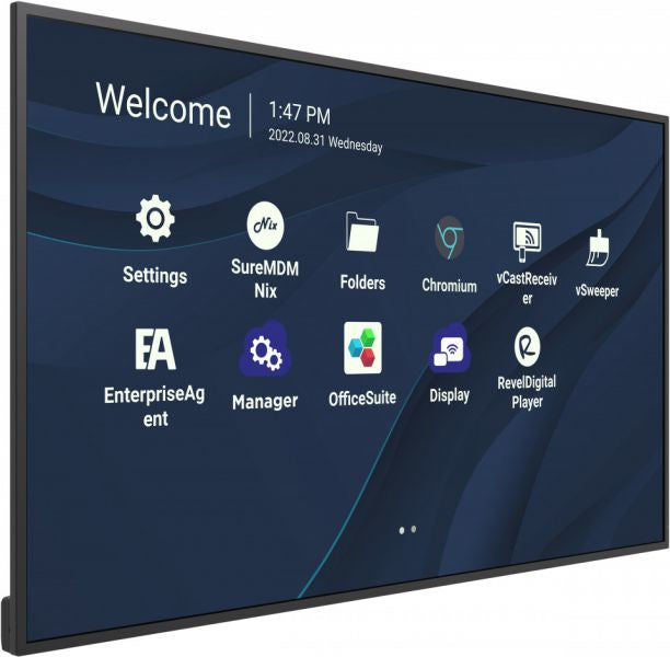 VIEWSONIC 43in Wireless LED Presentation Display, 3840x2160, 500 nits, 5000:1 contrast ratio