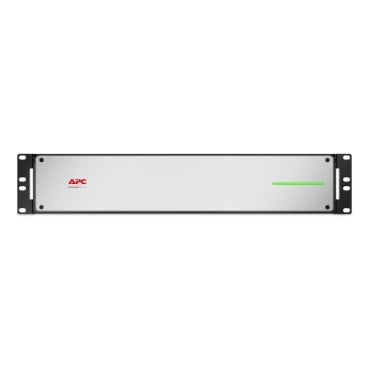 APC External battery pack rack-mountable DC lithium ion 50Ah 2U Black with silver front bezel TAA Compliant