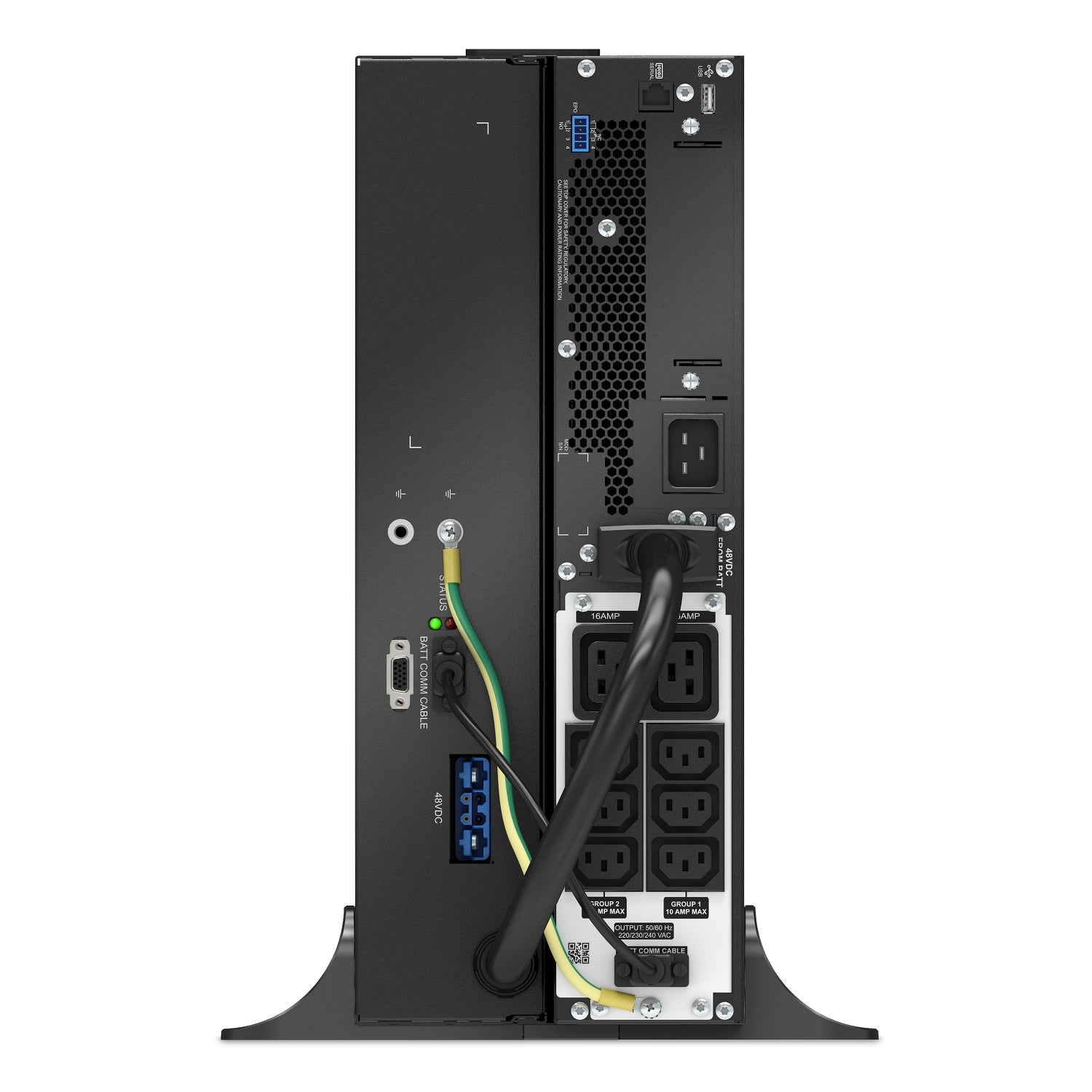 APC Smart-UPS On-Line UPS Li-ion rack-mountable AC 220/230V 2700Watt 3000VA USB output connectors 8 4U 1.83m cord Black silver