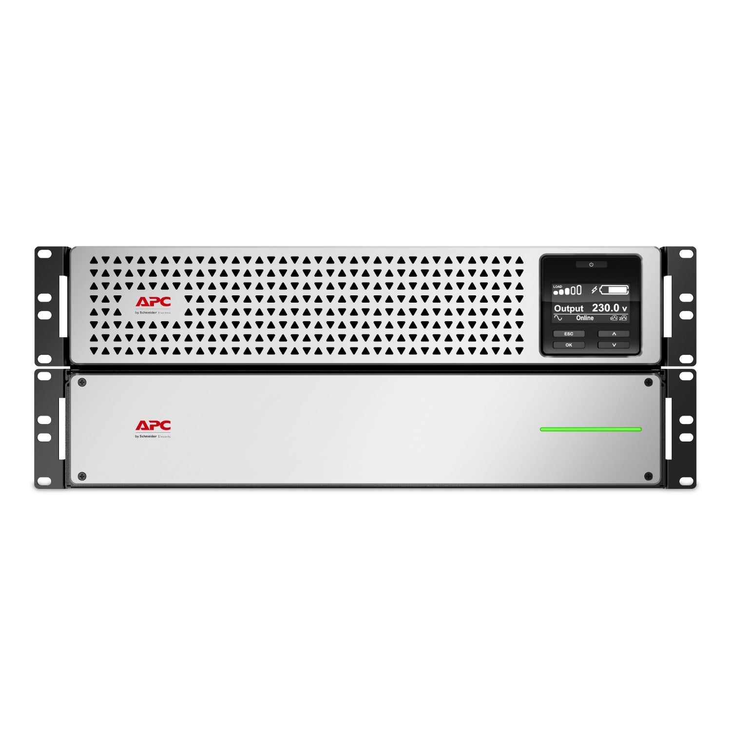 APC Smart-UPS On-Line UPS Li-ion rack-mountable AC 220/230V 2700Watt 3000VA USB output connectors 8 4U 1.83m cord Black silver