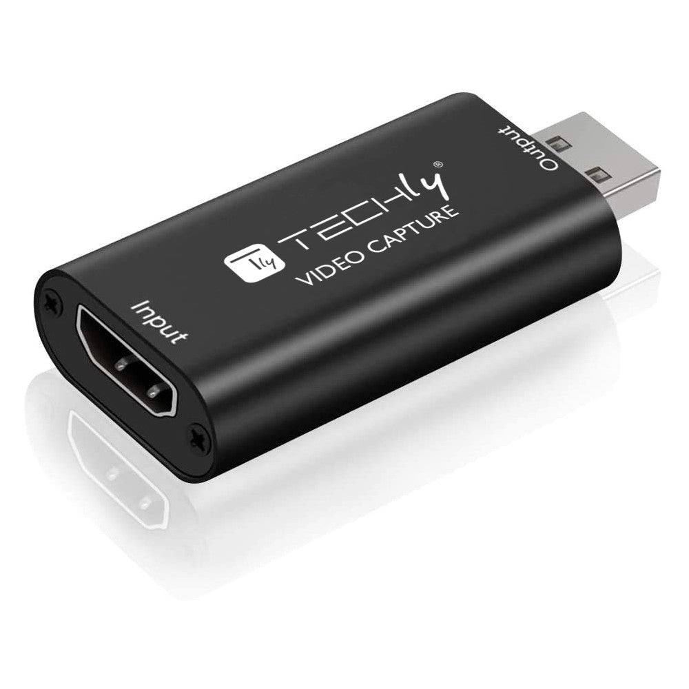 Techly I-USB-VIDEO-1080TY Carte de capture de signal HDMI 1080p Grabber pour USB 2.0