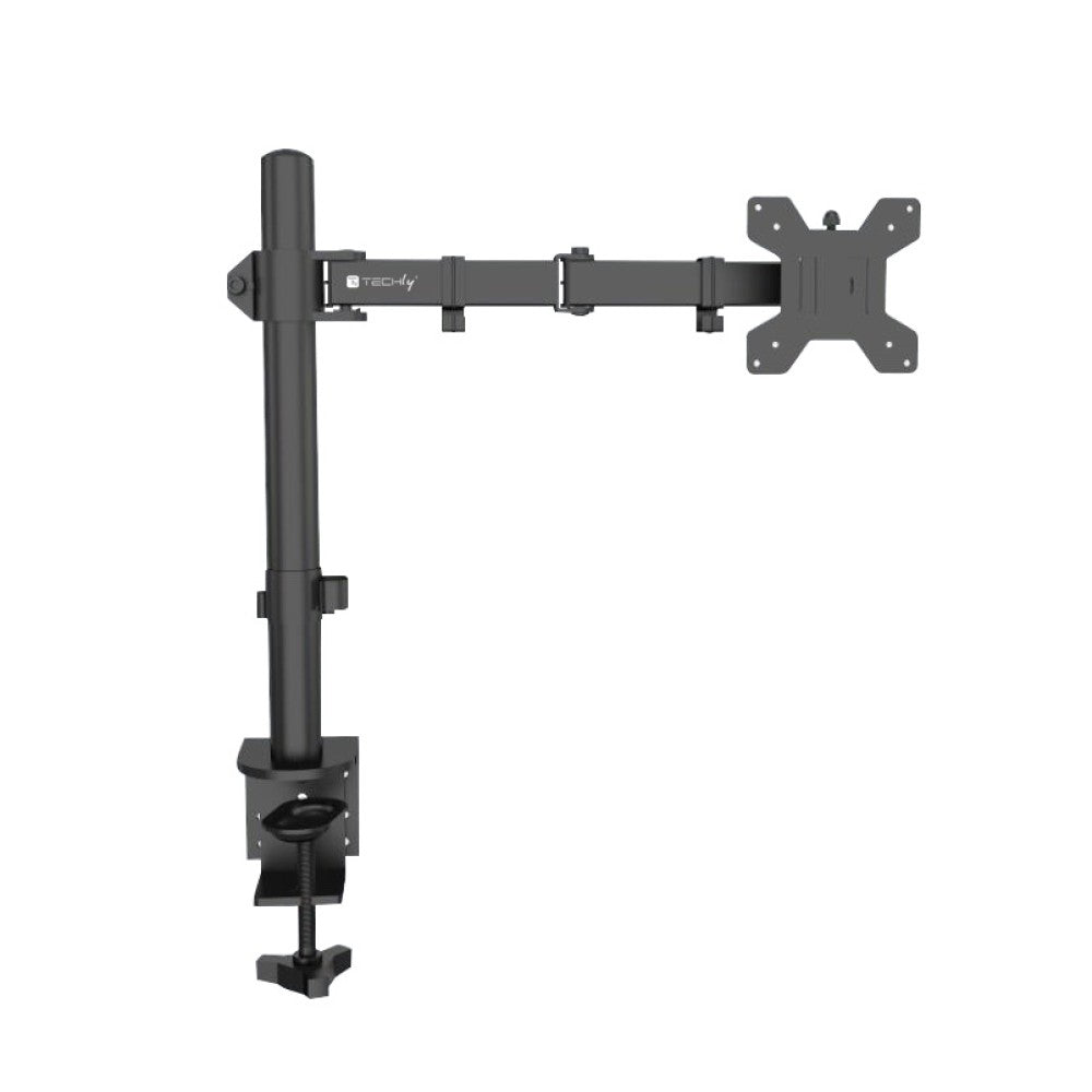 "Techly ICA-LCD 503BK2 Support de bureau rotatif pour moniteurs LCD de 13 a 27"", 8kg"