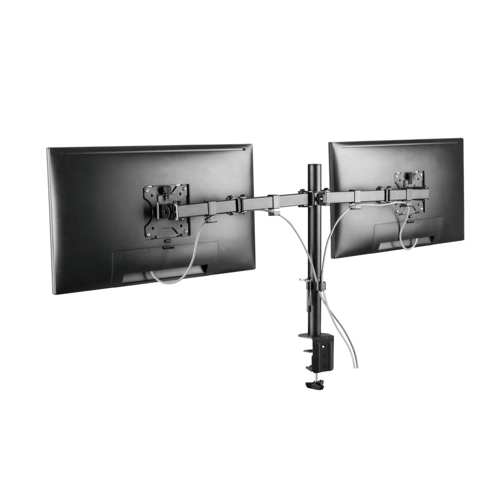 Techly ICA-LCD 582-D Support de Moniteur Double 13-32” LCD 8kg Bureau Rotatif