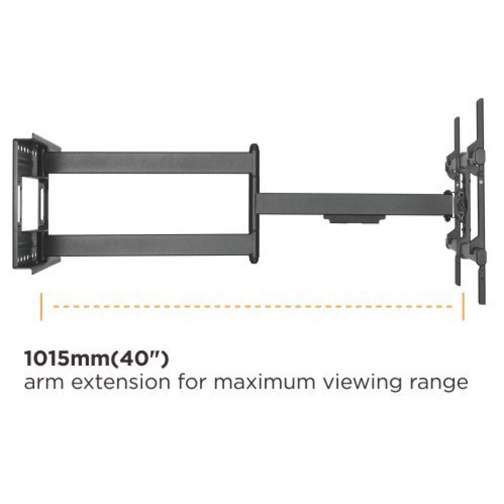 "Techly ICA-PLB 490 Support mural pour TV 43-80"" LED/LCD 50kg pivotant inclinable"