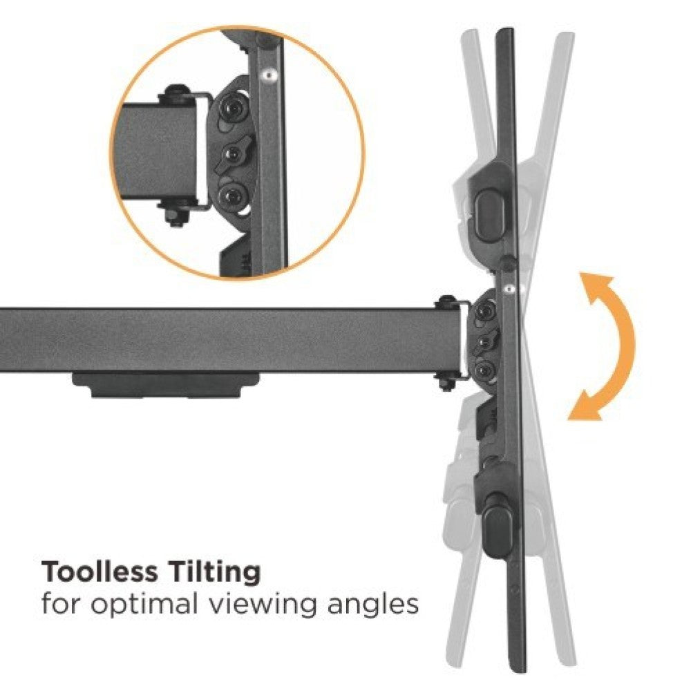 "Techly ICA-PLB 490 Support mural pour TV 43-80"" LED/LCD 50kg pivotant inclinable"