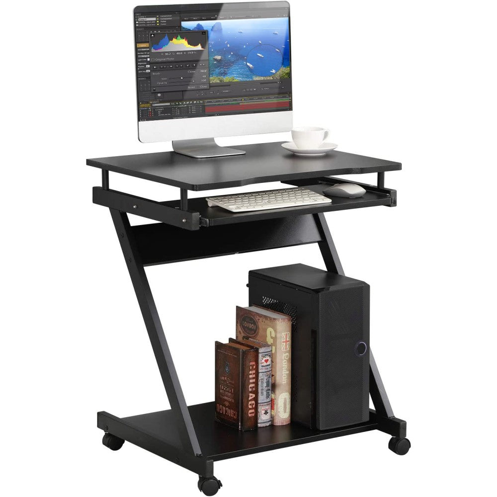 Techly ICA-TB 935B Bureau d'ordinateur mobile 590x370mm noir