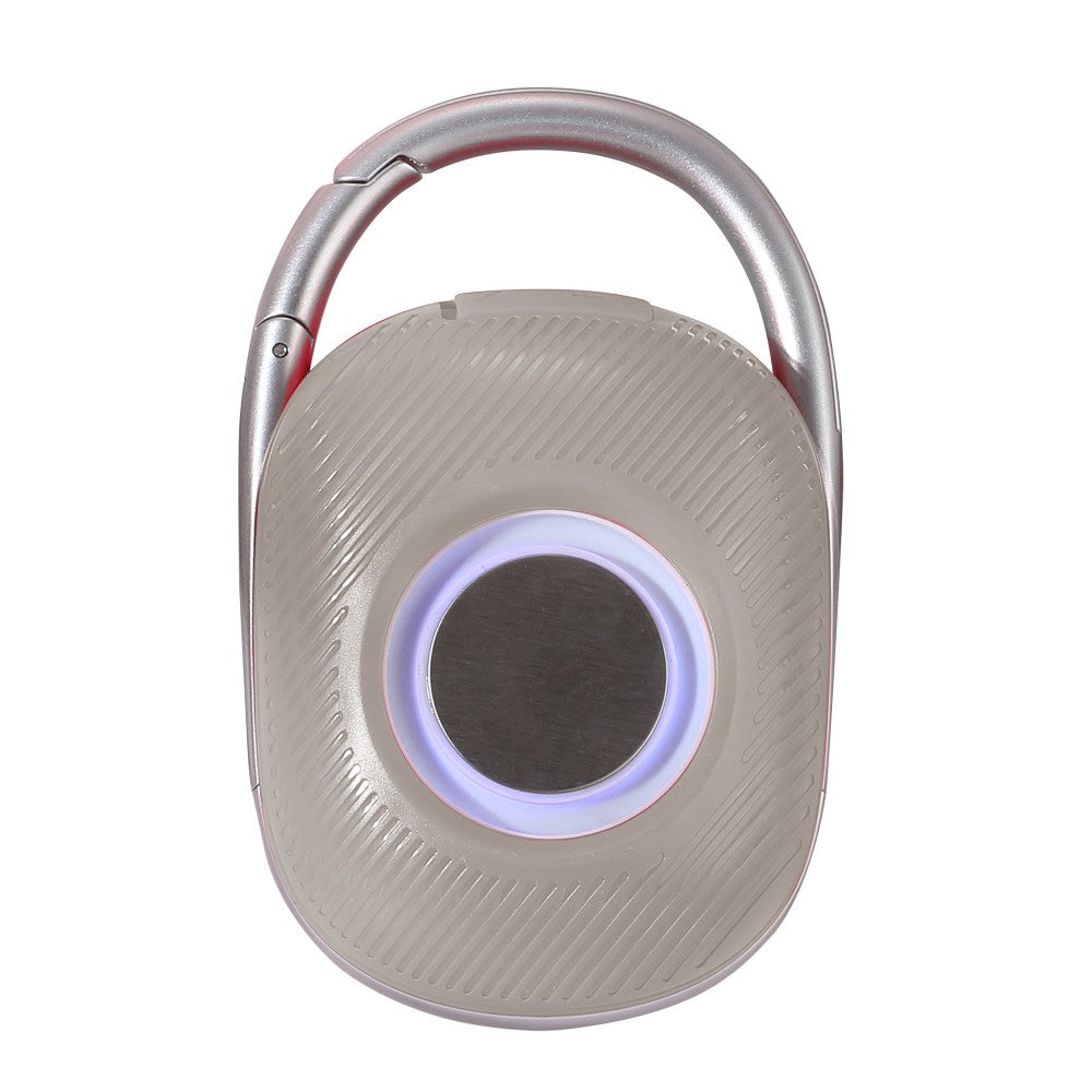 Techly ICASBL321GR Haut-parleur Bluetooth 5.3, 5W, TWS, LED, USB MicroSD MP3, gris