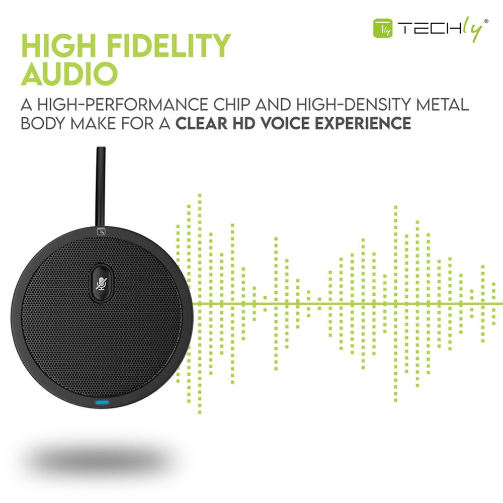 Techly ICC SH-22 Microphone de conférence +mute