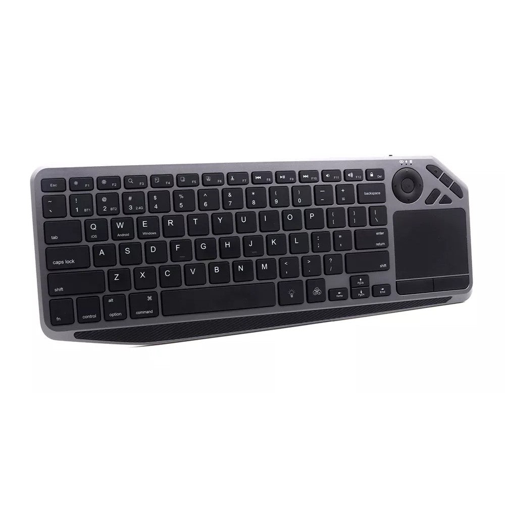 Clavier sans fil Bluetooth 2.4GHz USB Techly ICTB9801TB avec pavé tactile LED
