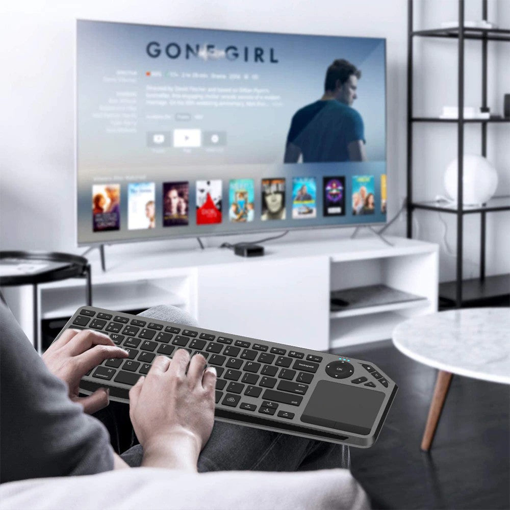 Clavier sans fil Bluetooth 2.4GHz USB Techly ICTB9801TB avec pavé tactile LED