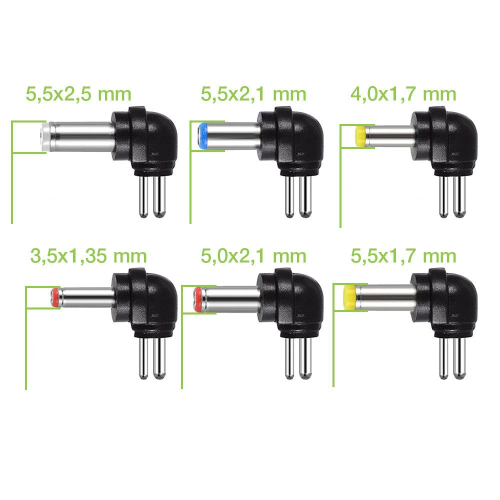 Alimentation universelle 230V Techly IPW-NTS2250G2 27W/2.25A 3-12V avec 6 connecteurs DC et USB