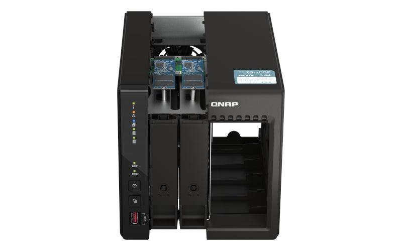 QNAP TS-253E-8G 2-bay desktop NAS Intel Celeron J6412 4C 2.0GHz burst 2.6GHz onboard 8Go RAM 2xHDMI 1.4b 2xM.2 2280 PCIe slots