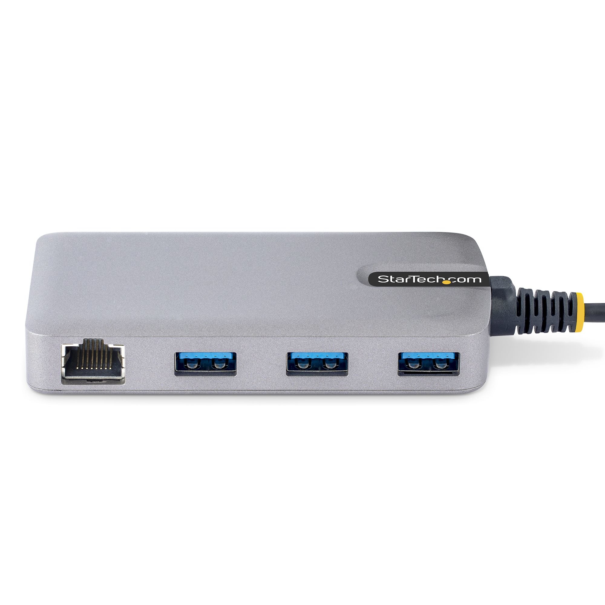 3-Port USB Hub w/GbE Ethernet Adapter
