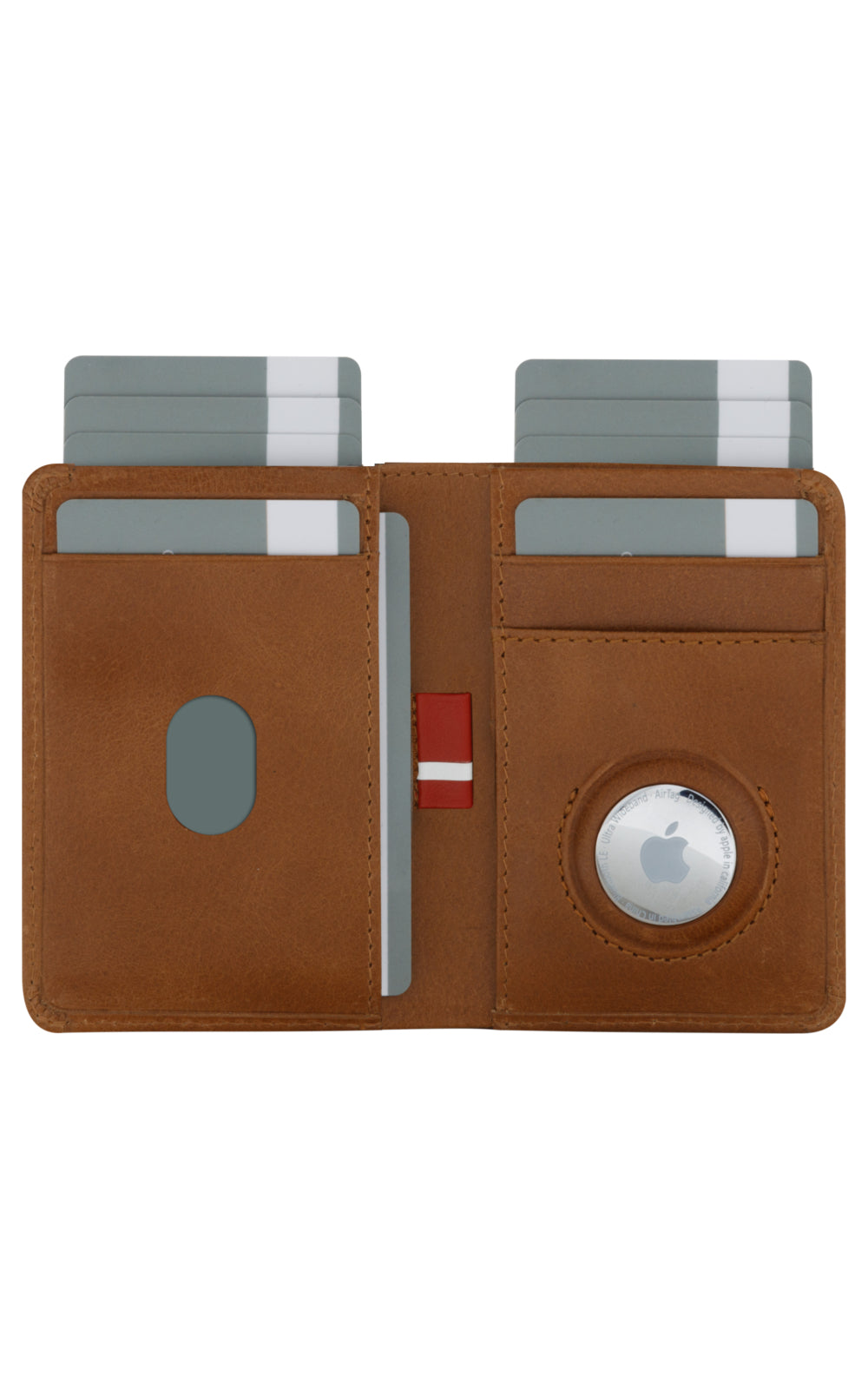Billund Airtag Slim wallet Tan