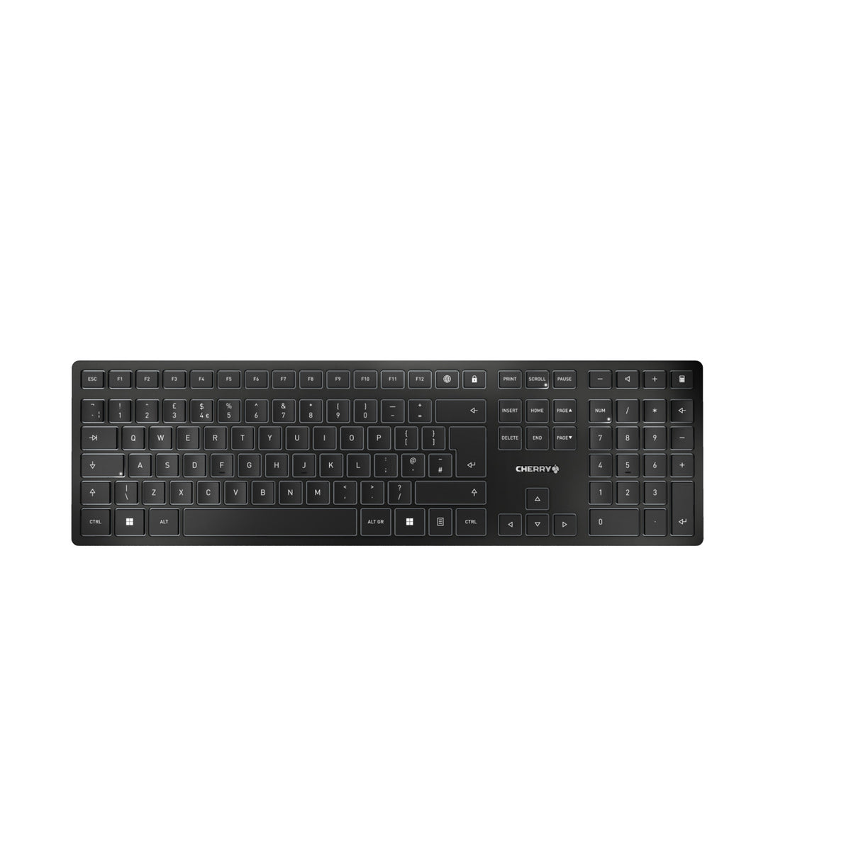CHERRY Clavier KW9100 SLIM sans fil QWERTY (GB)