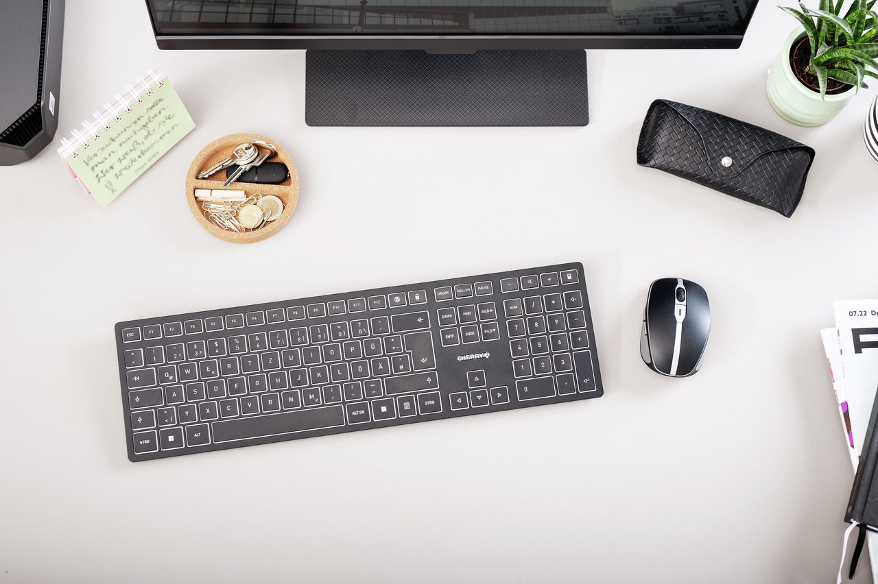 CHERRY Clavier KW9100 SLIM sans fil QWERTY (GB)