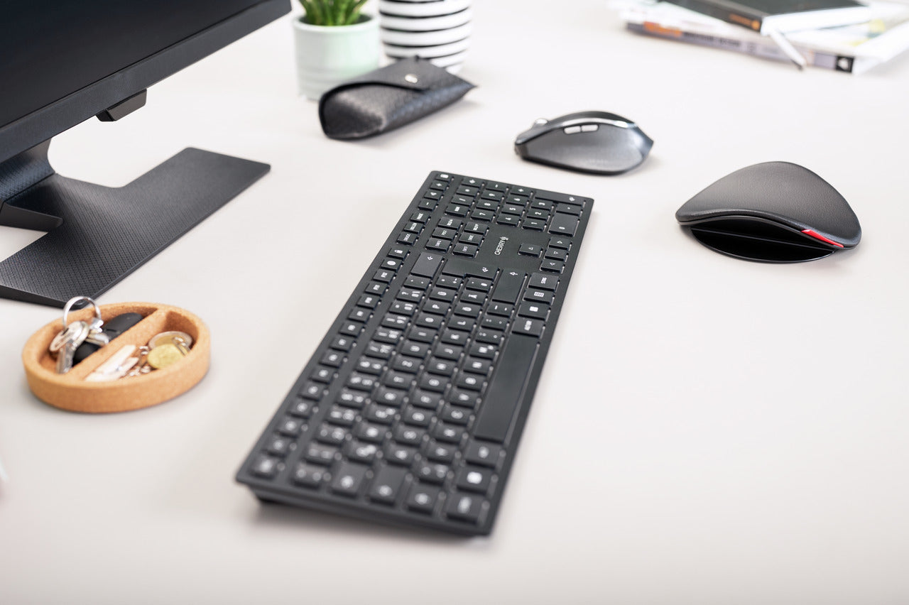 CHERRY Clavier KW9100 SLIM sans fil Belge