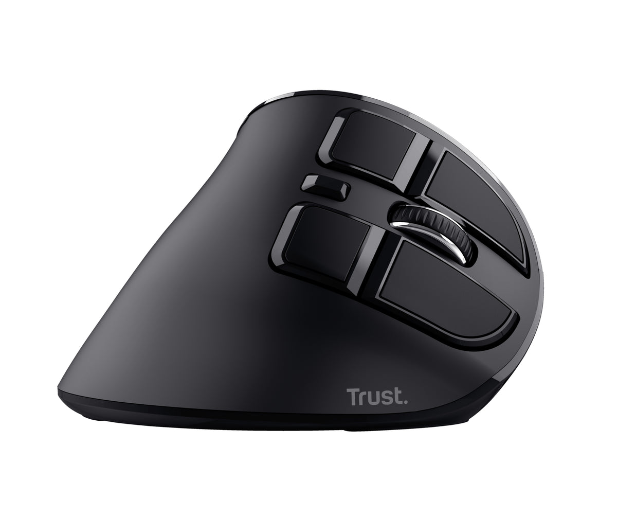 TRUST Souris sans fil ergonomique VOXX Rechargeable - Noire