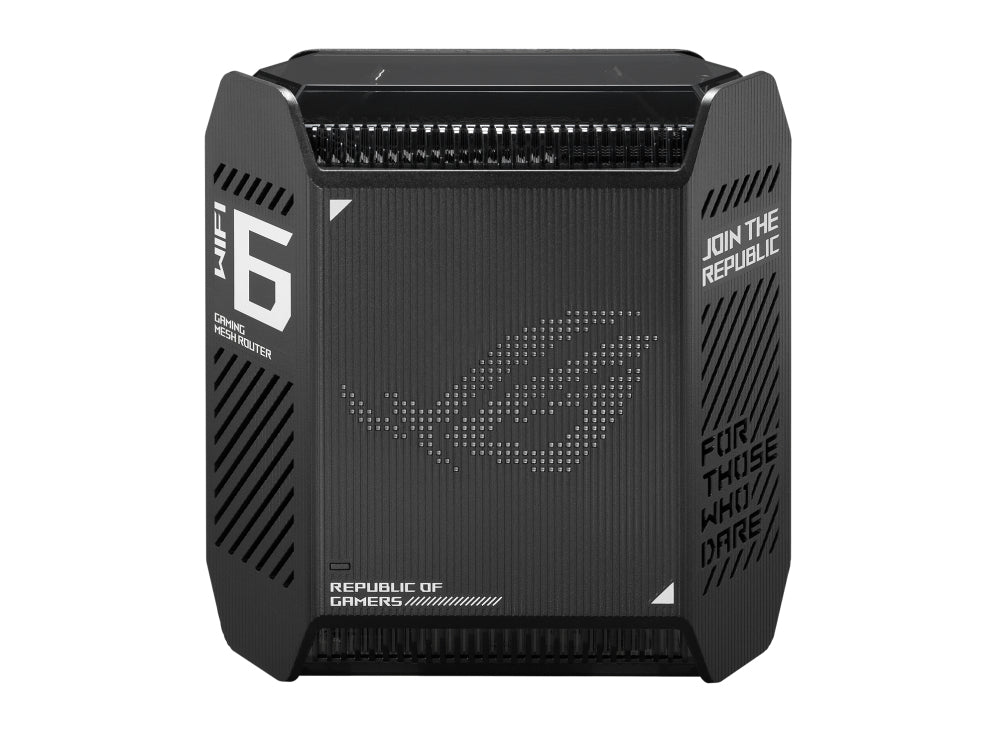 ASUS ROG Rapture GT6 Black 1PK AX10000 Whole-Home Tri-band Mesh WiFi 6 Router 802.11 a/b/g/n/ac/ax