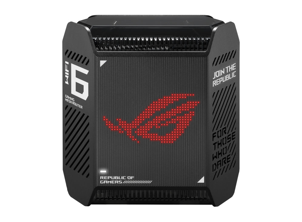 ASUS ROG Rapture GT6 Black 1PK AX10000 Whole-Home Tri-band Mesh WiFi 6 Router 802.11 a/b/g/n/ac/ax