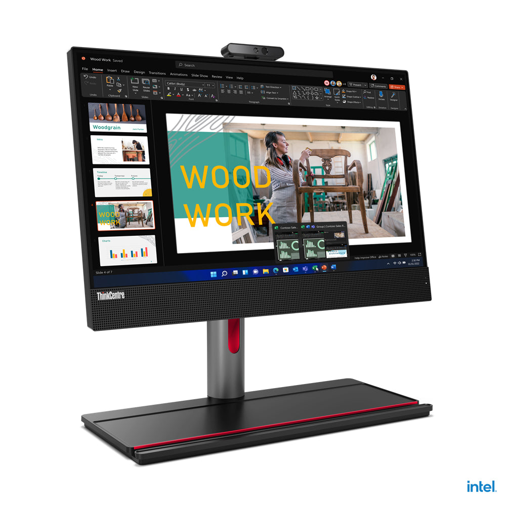 LENOVO ThinkCentre - M70a - AIO - G3  - 22" - Intel Core i3 - 12100 - W11Pro - 8Go RAM - 256Go SSD - Intel UHD Graphics 730