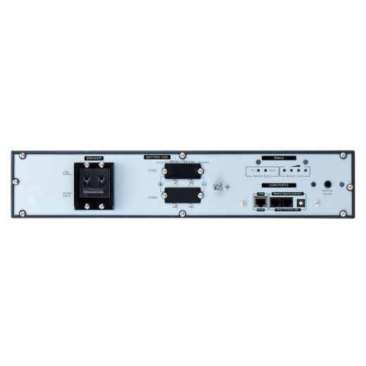 APC Easy UPS On-Line UPS battery rack-mountable Li-ion 2400 Wh 2U 19 Black with silver