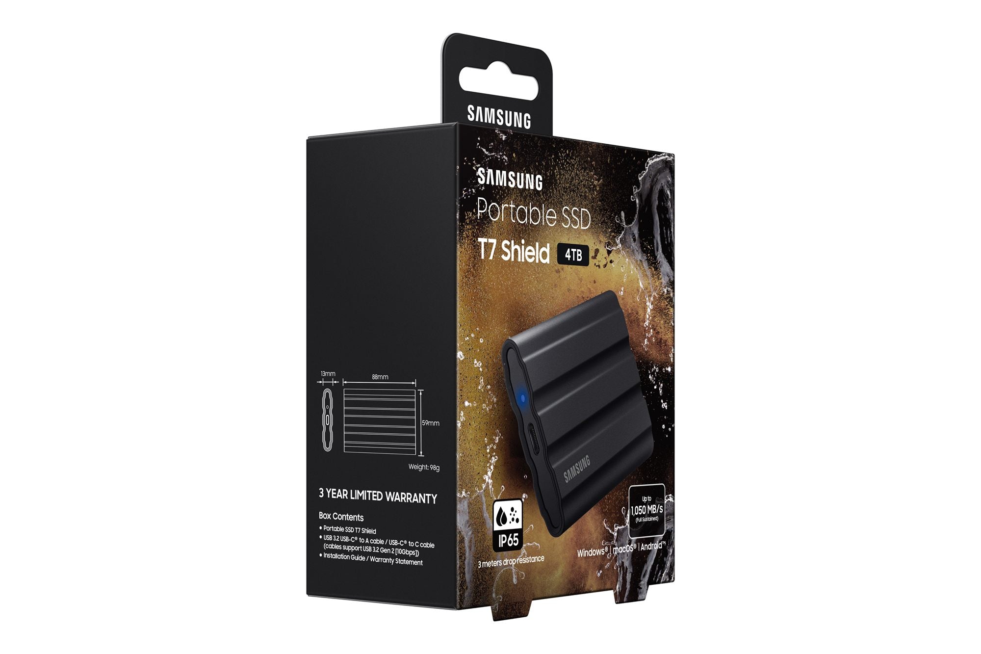 SAMSUNG SSD T7 SHIELD PORT SSD 4TB