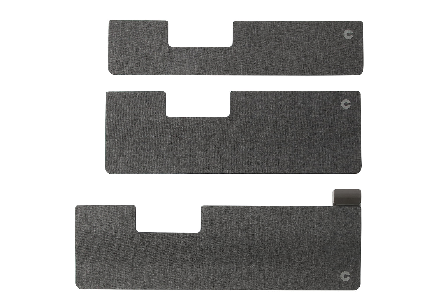 CONTOUR DESIGN Repose-poignets slim gris clair pour Roller/SliderMouse Pro