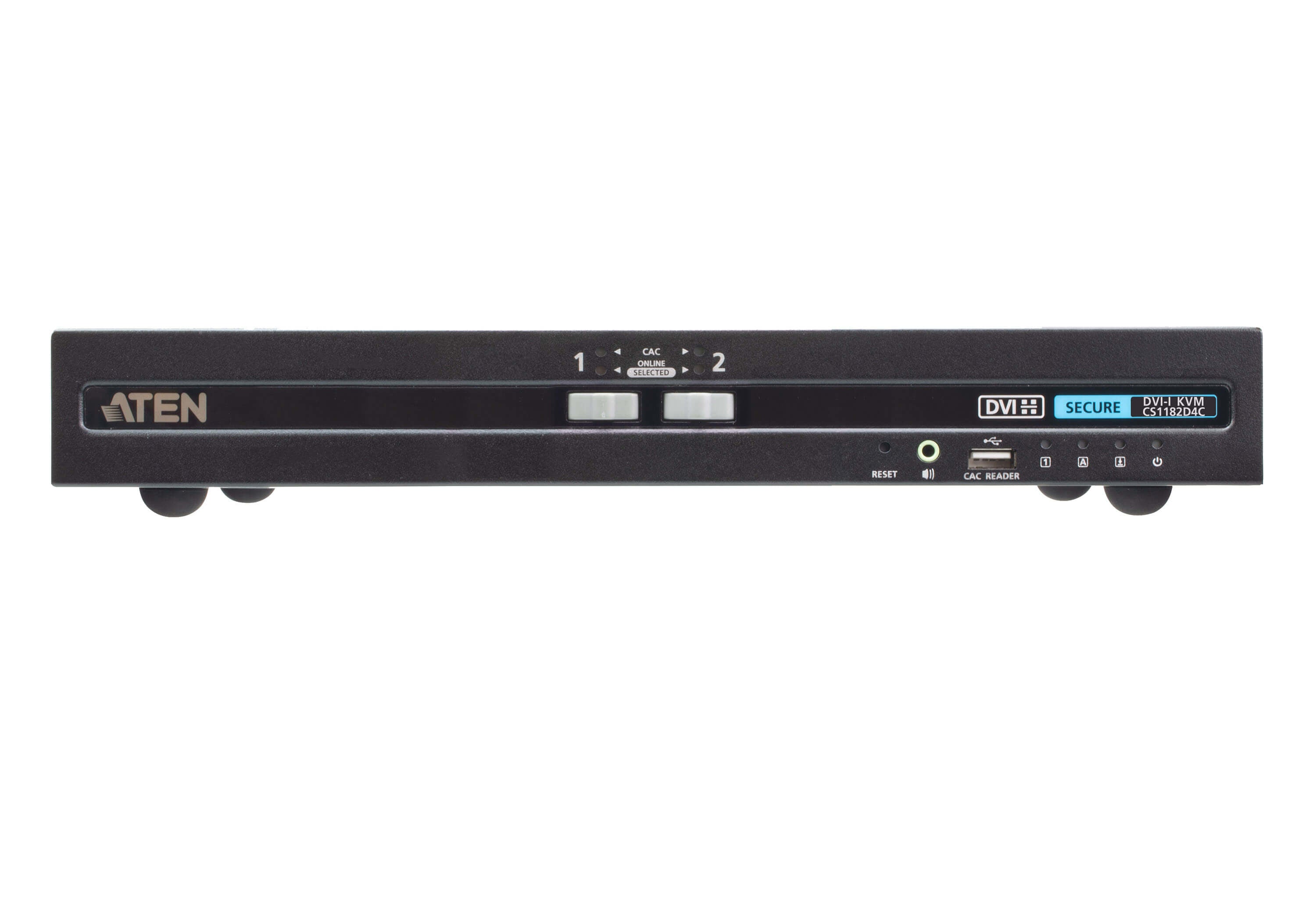 ATEN CS1182D4C Switch KVM sécurisé Militaire DVI / USB 2 Ports (PSDPP4)