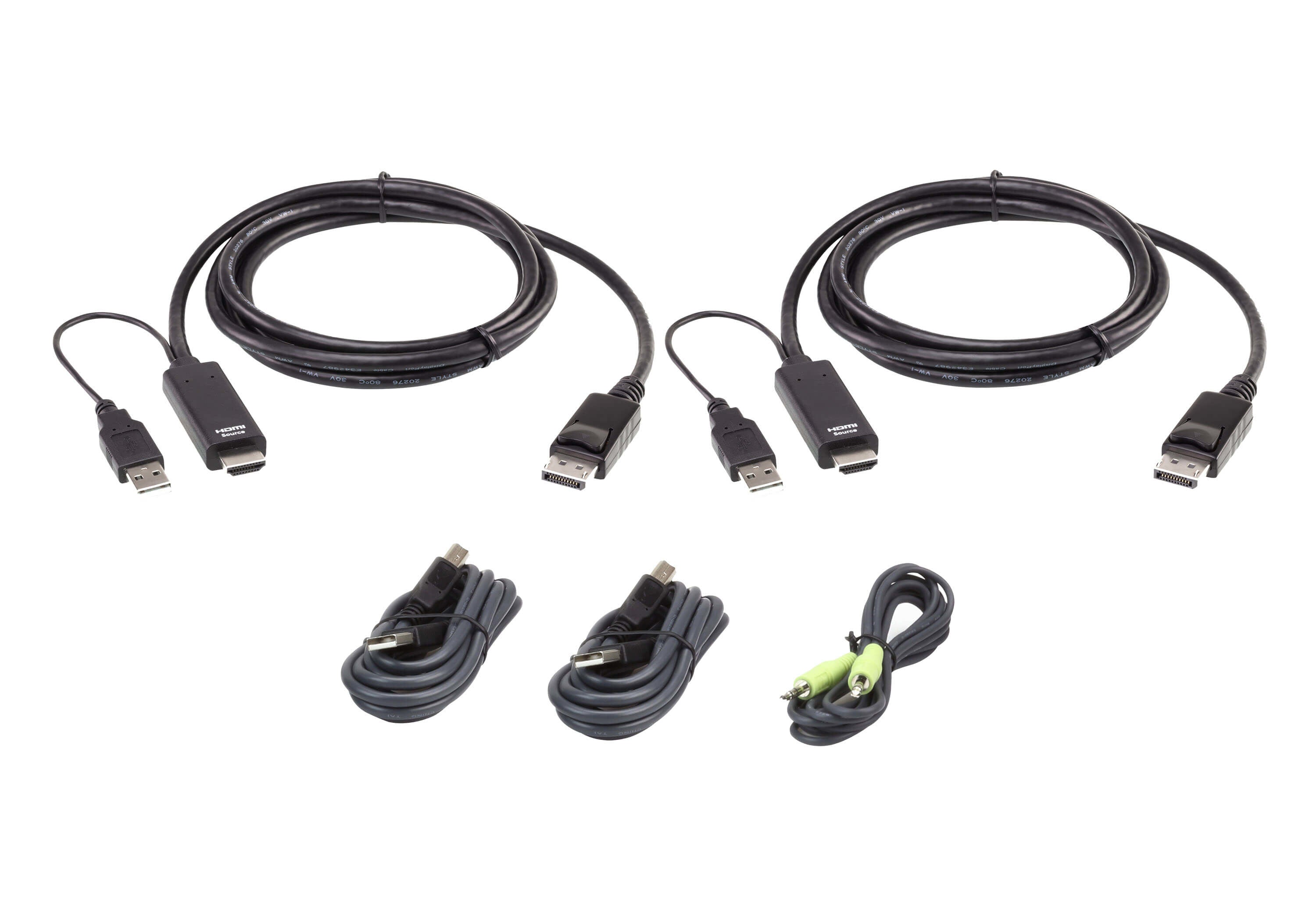 ATEN 2L-7D02UHDPX5 câble kvm Noir 1,8 m