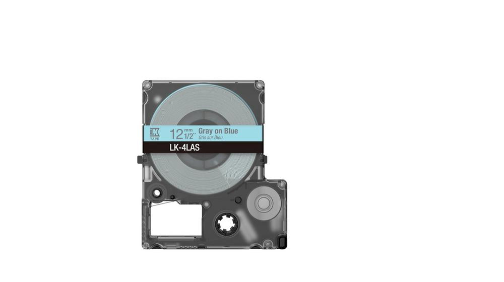 EPSON Colour Tape Blue/Grey 12mm 8m LK-4LAS