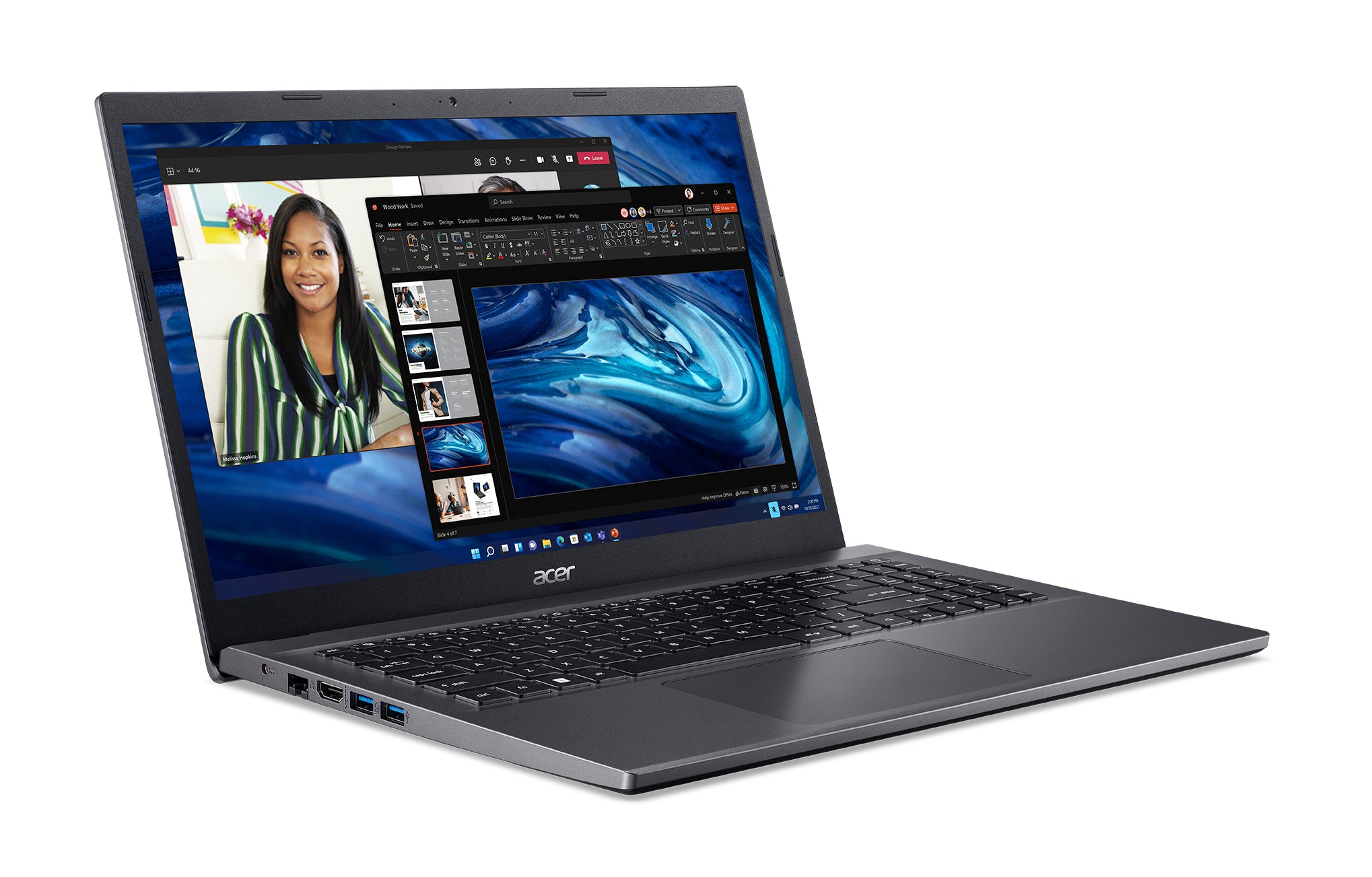 PC Portable ACER EXTENSA EX215-55-53DU - (Clavier AZERTY - Intel Core i5 - ROM 512 Go SSD - 8 Go RAM 15.6'', Win 11 Pro) Gris