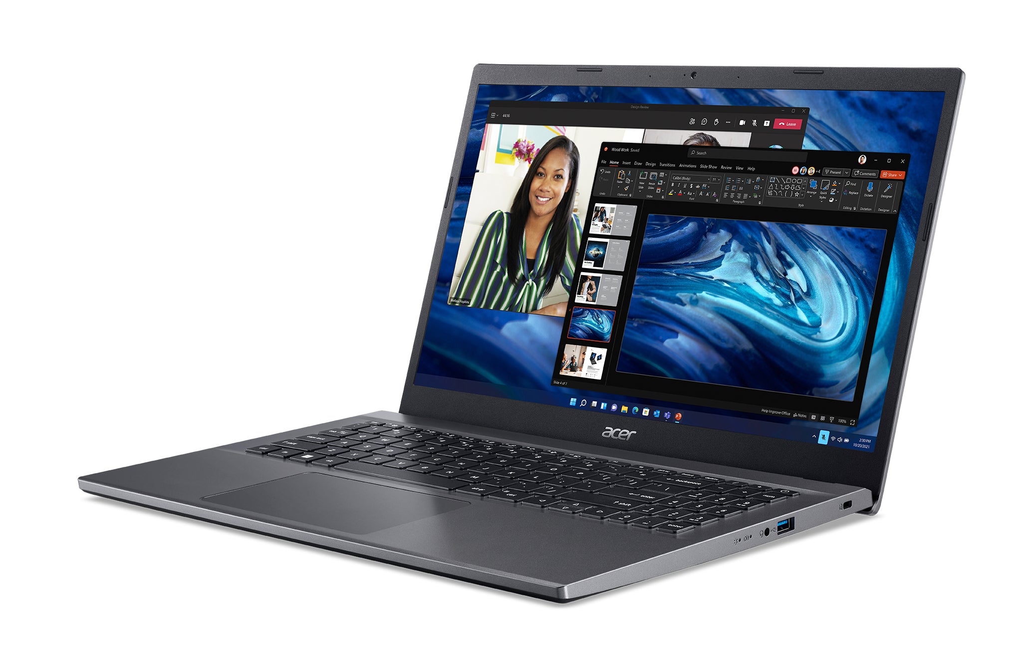 PC Portable ACER EXTENSA EX215-55-53DU - (Clavier AZERTY - Intel Core i5 - ROM 512 Go SSD - 8 Go RAM 15.6'', Win 11 Pro) Gris
