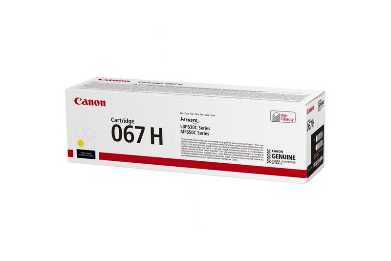 CANON Toner Cartridge 067 High yield Yellow